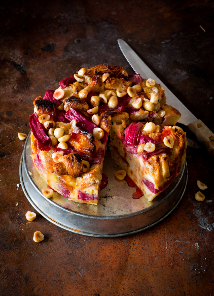 Bread and Butter Pudding Cake - Threadbare Creations