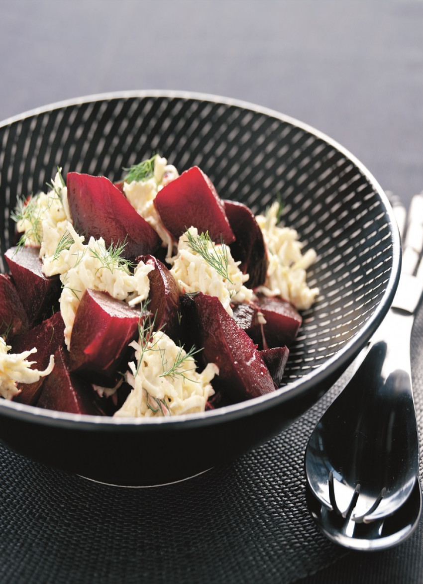 Roast Beetroot with Celeriac Remoulade