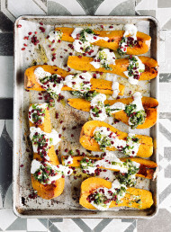 Roasted Butternut with Charred Green Chilli Relish