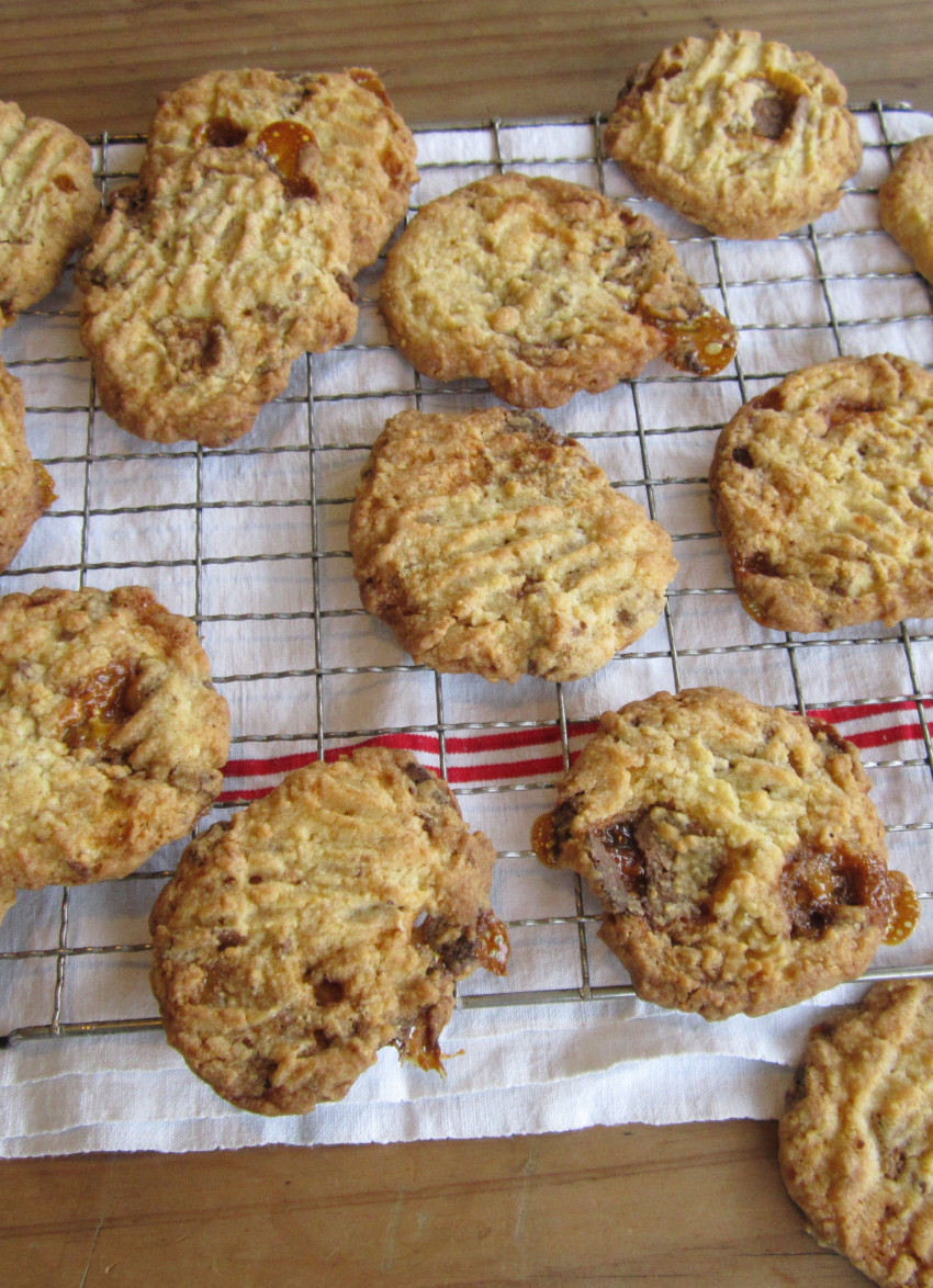 Roasted Almond and Hokey Pokey Shortbreads