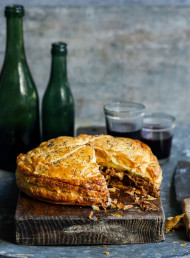 Pulled Lamb, Rosemary and Cheese Pie