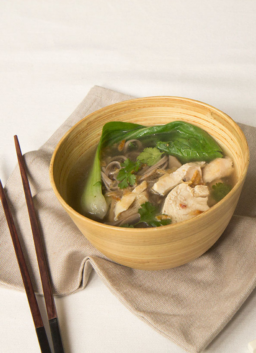 Green Tea Chicken Noodle Soup