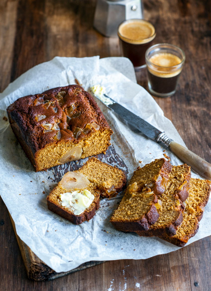 Ginger and Pear Loaf