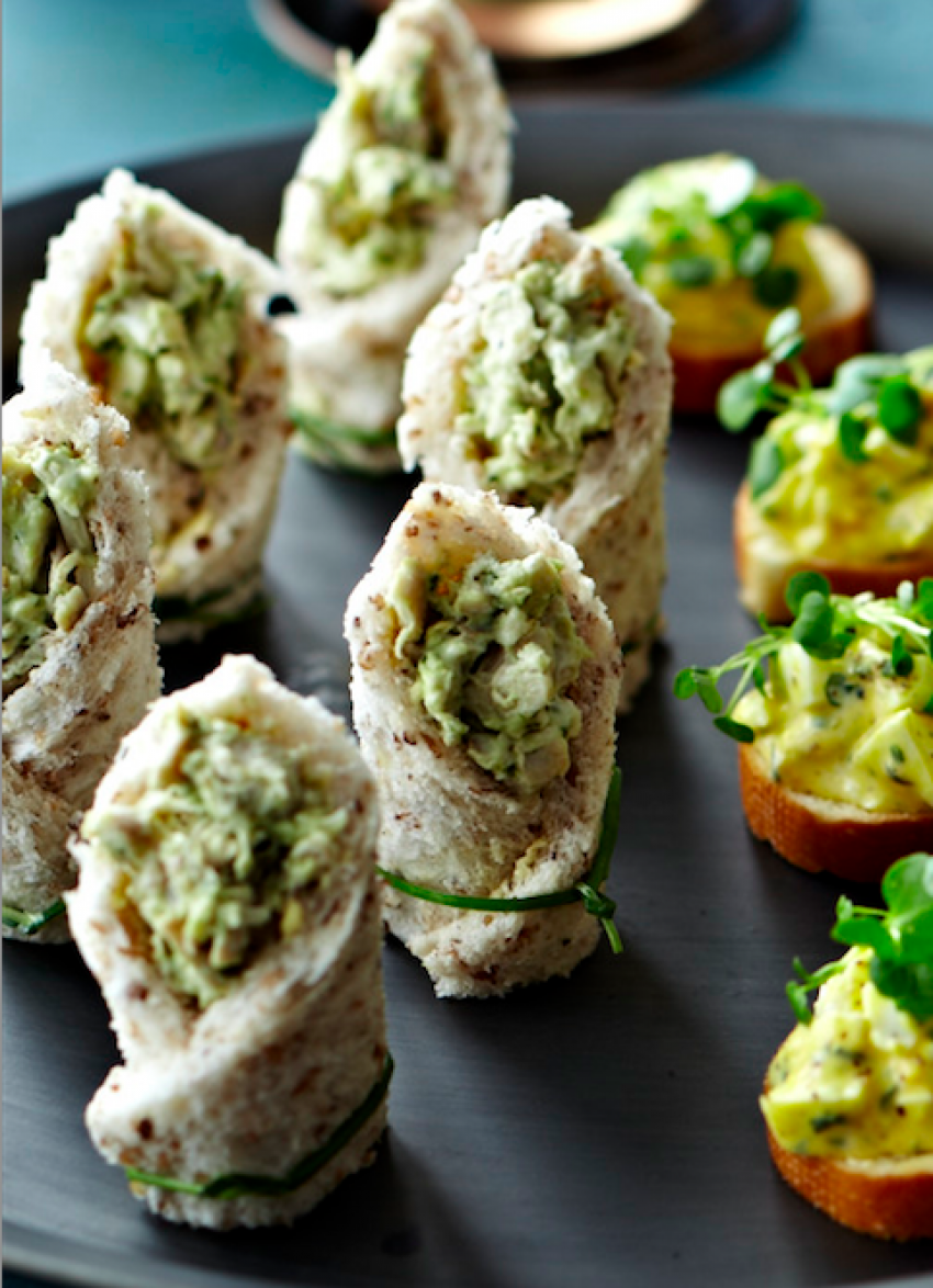Chicken and Avocado Mayonnaise Sandwiches