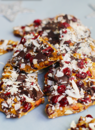 Almond and Cranberry Brittle