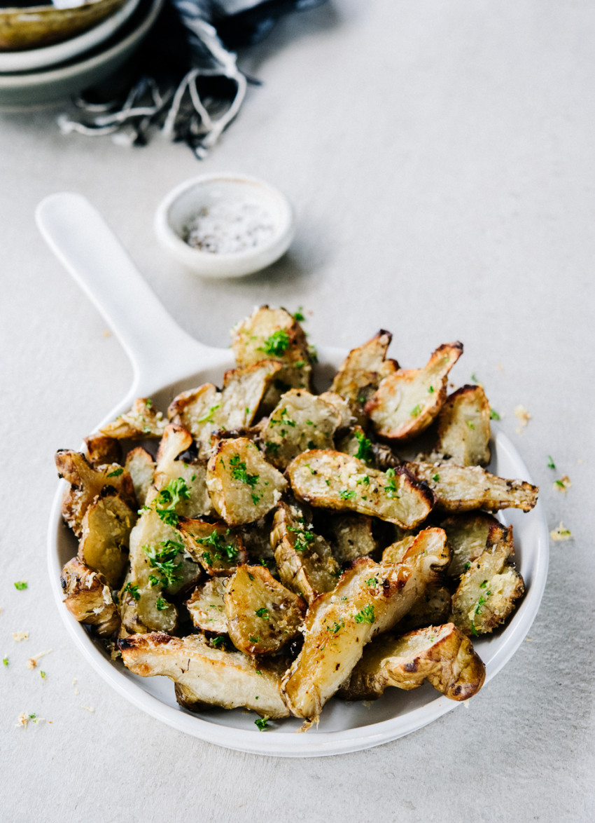 Parmesan Roasted Jerusalem Artichokes » Dish Magazine