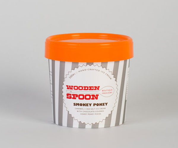 image of tub of wooden spoon ice cream