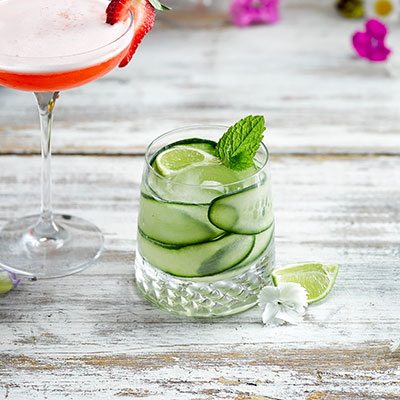 Image of cucumber and mint cocktail