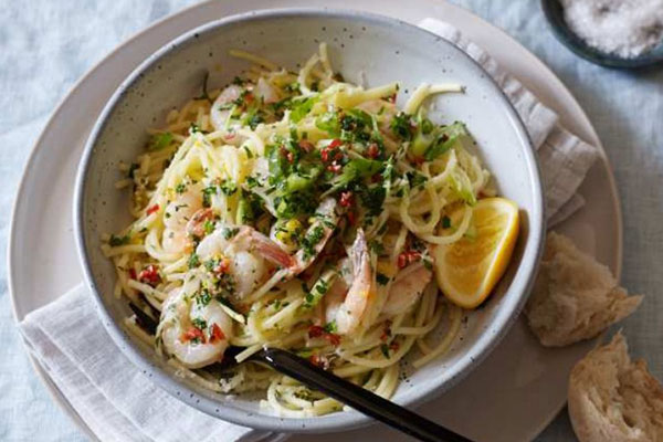 spaghetti with chilli and garlic