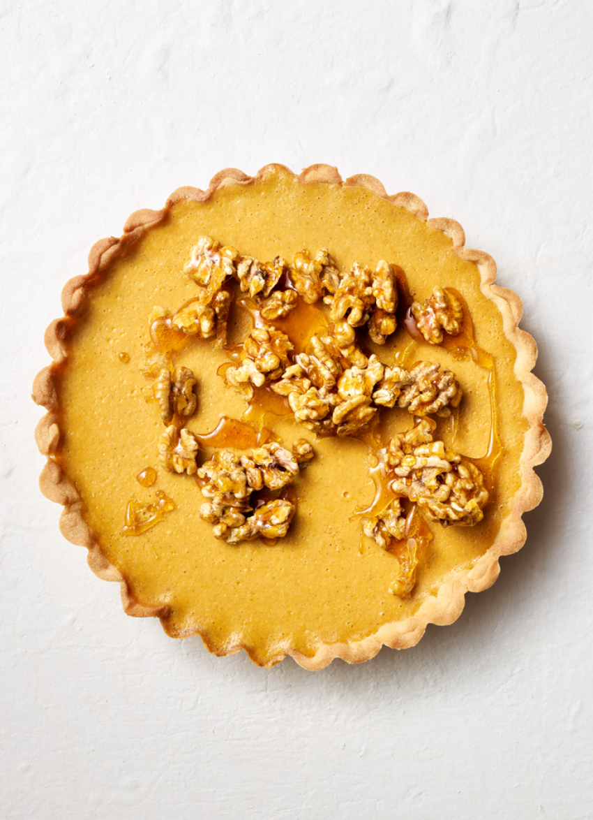 Spiced Pumpkin Cheesecake Tart