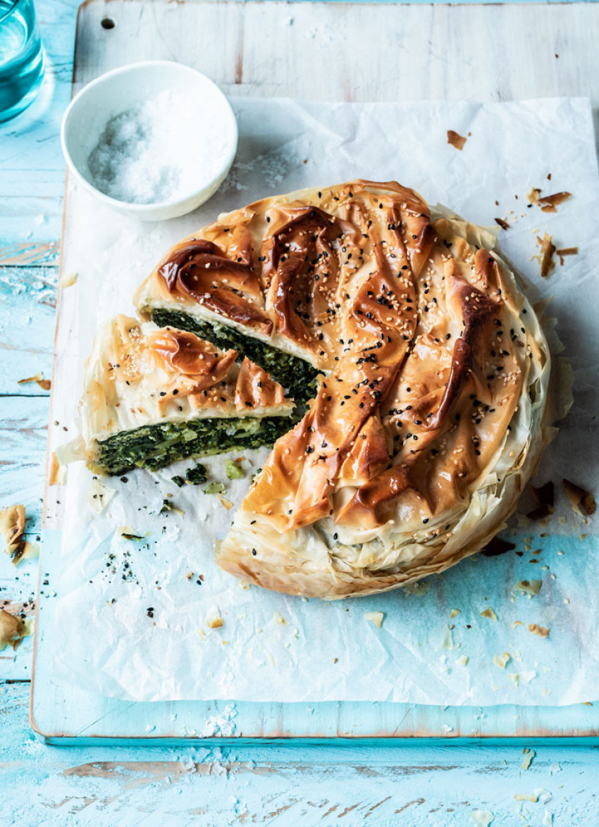 Spinach, Herb and Cheese Pie