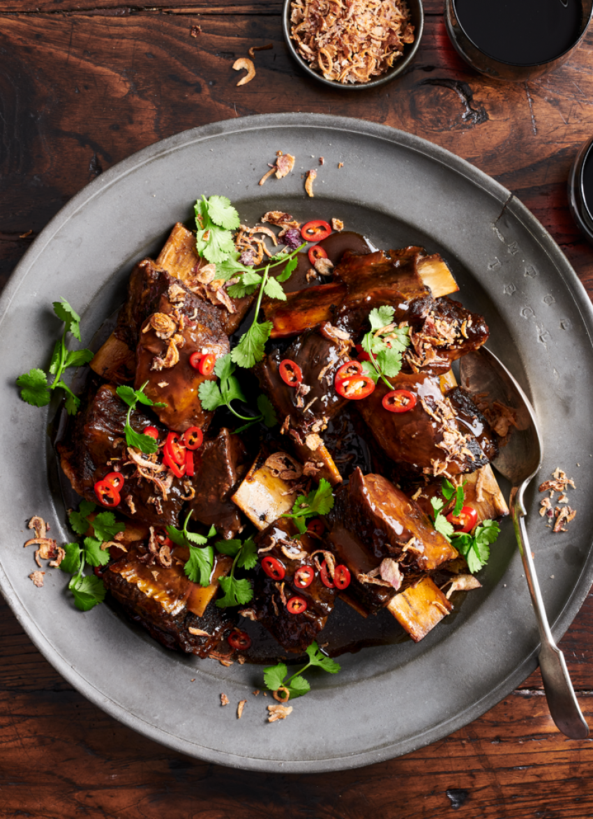 Sticky Soy and Sesame Beef Short Ribs