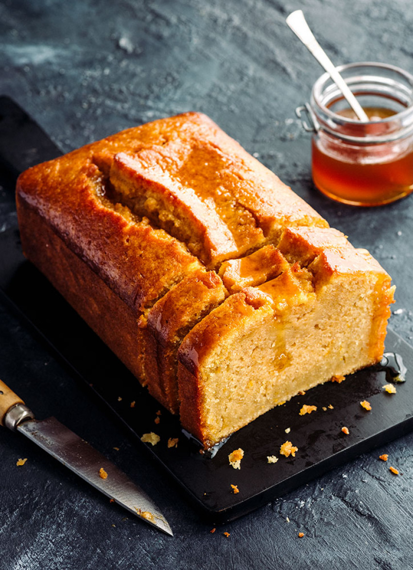 Sticky Orange and Rum Syrup Loaf