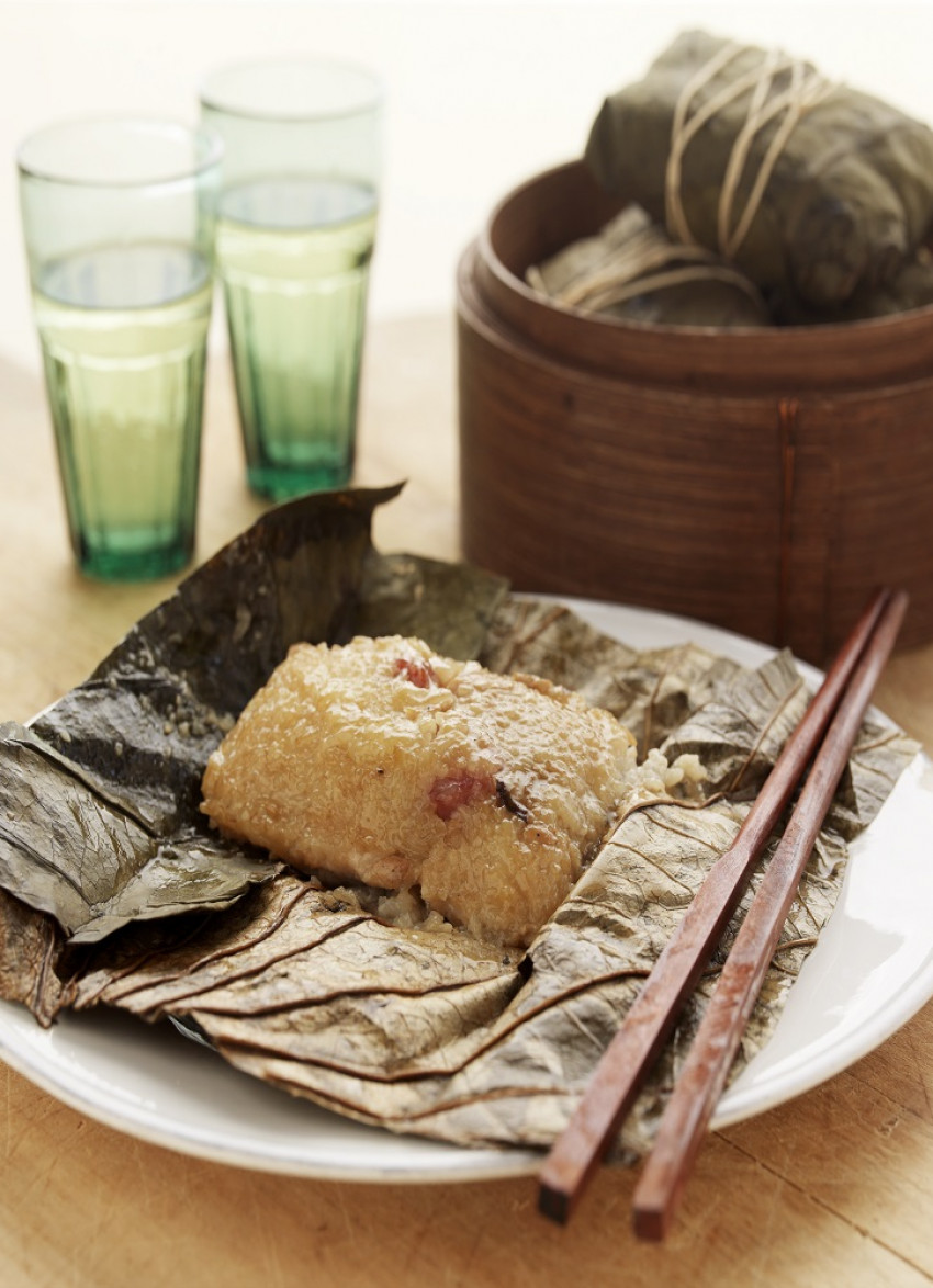 Sticky Rice in a Lotus Leaf