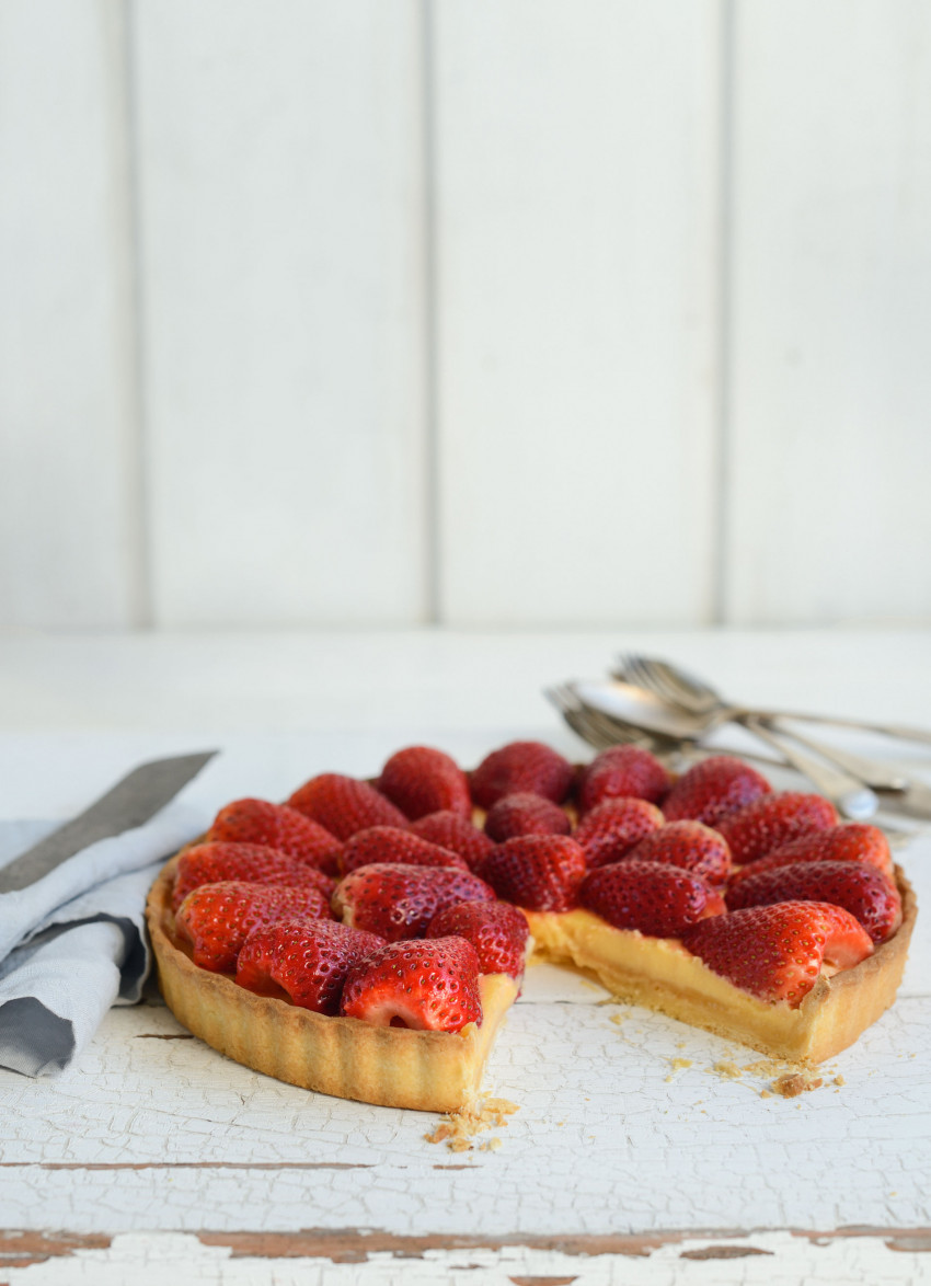 Sarah Tuck's Strawberry and Lemon Tart