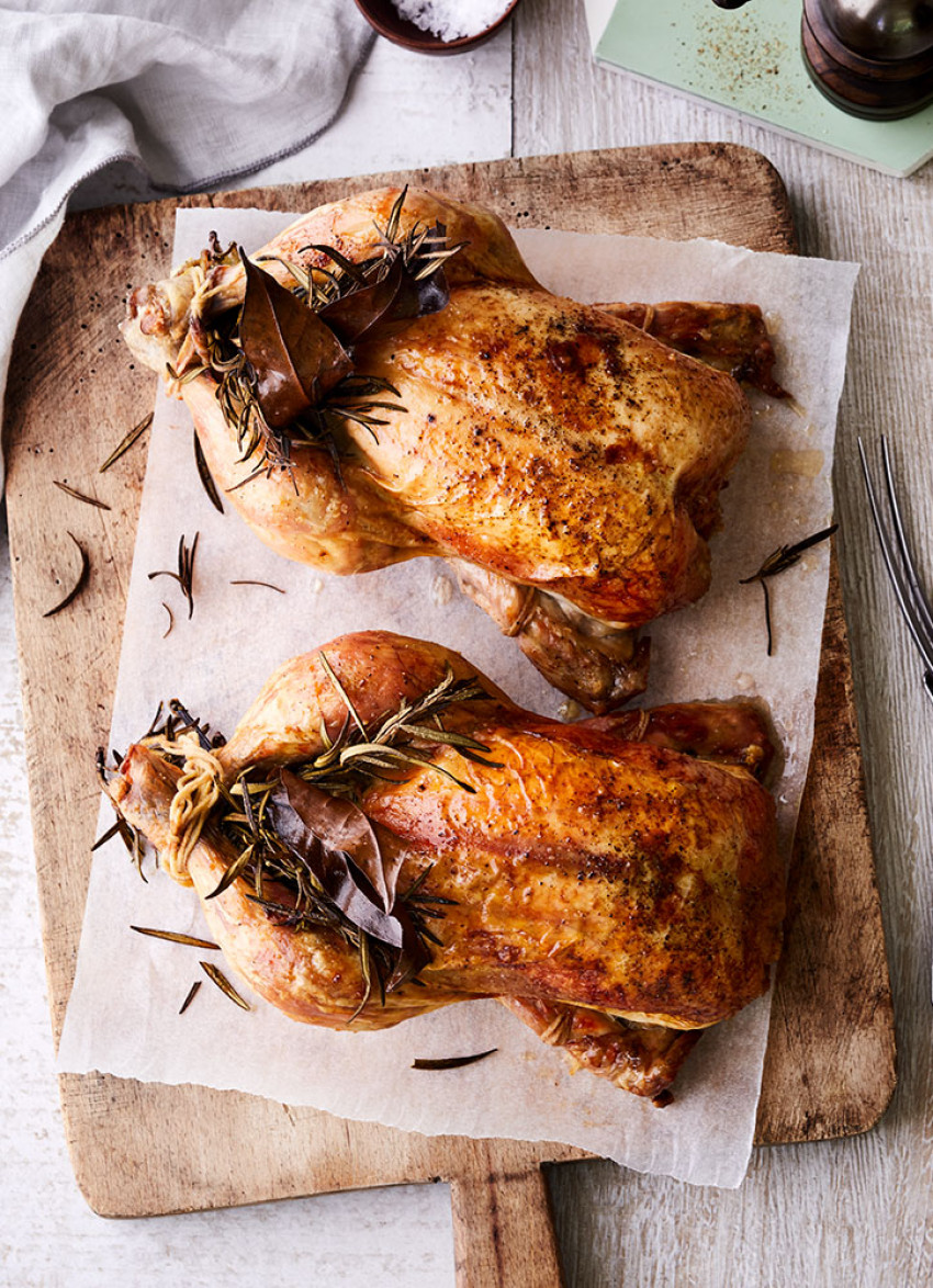Roast Chicken with Boursin-Style Cheese