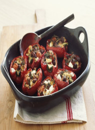 Capsicums Stuffed with Goat's Cheese