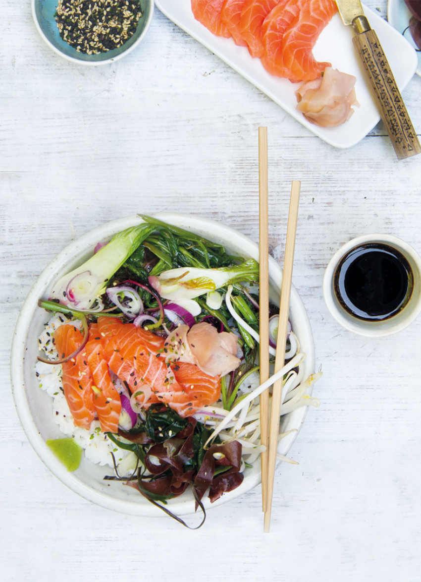 Salmon Sashimi Bowl