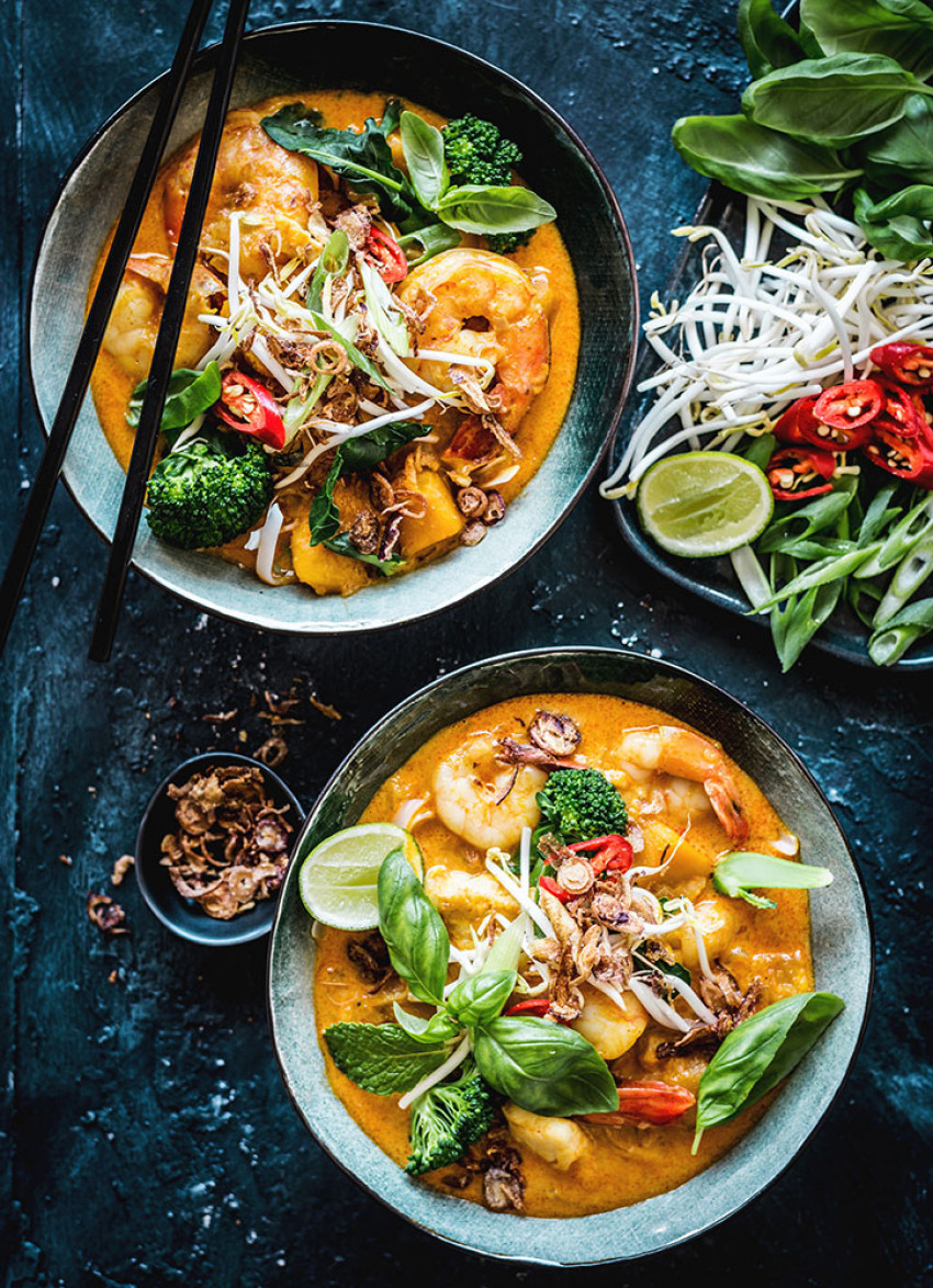 Thai Fish and Prawn Laksa