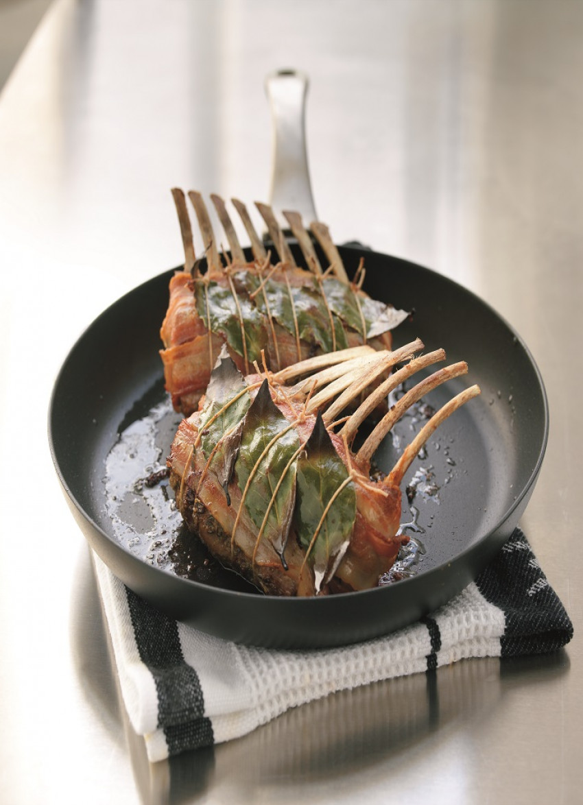 Thyme and Bay Leaf Roasted Rack of Veal dish » Dish Magazine