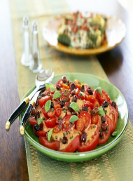 Tomato Salad with Tomato Dressing
