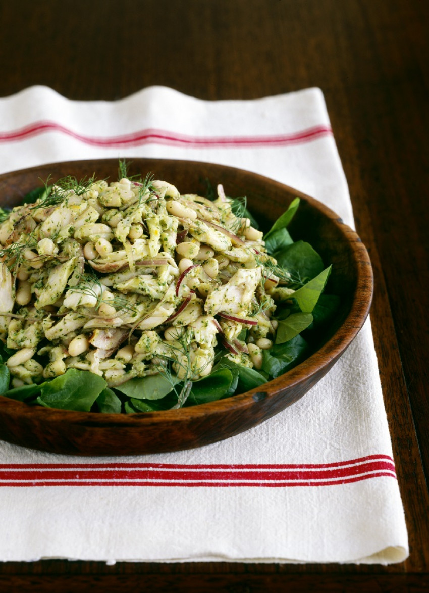 White Bean and Smoked Fish Salad