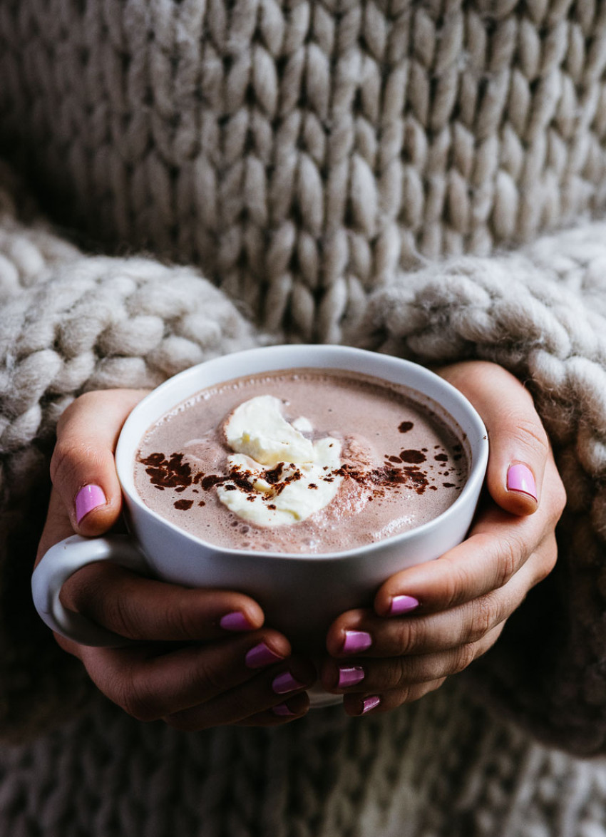 Spiced Dark Hot Chocolate